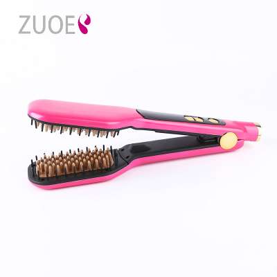 Trending Products 2018 New Arriving Straight Hair 360 Waves Hair Brush Straightener with teeth